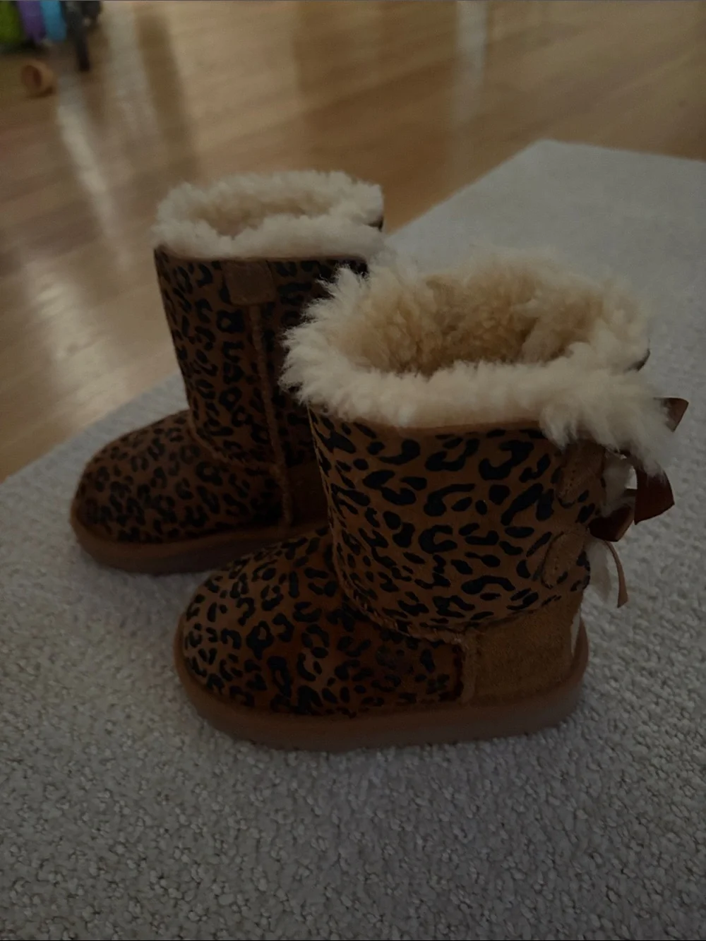 Toddler Ugg leopard boots